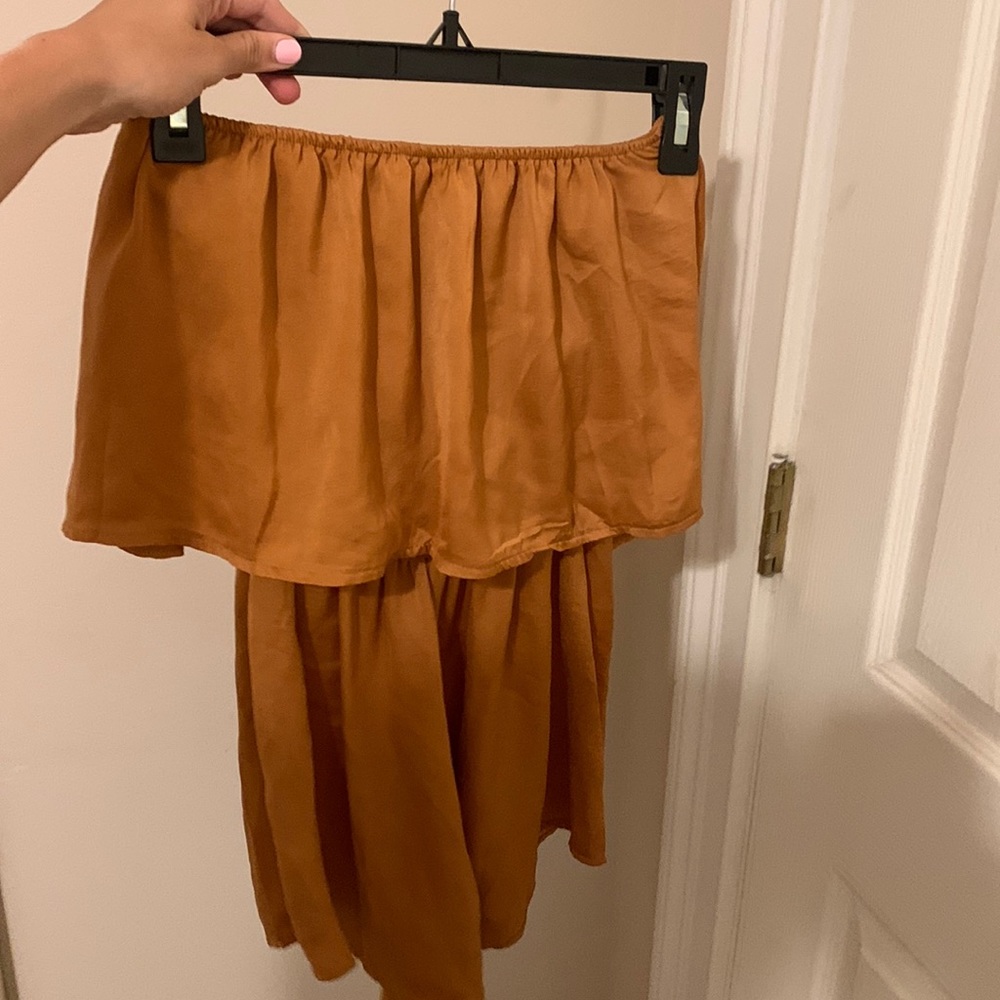 Princess Polly Orange Romper size 0